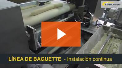 Línea de Baguette instalación continua - Europan